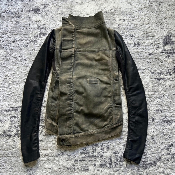 Rick Owens SS10 "Dark Dusk" Denim Jacket - Picture 2 of 6